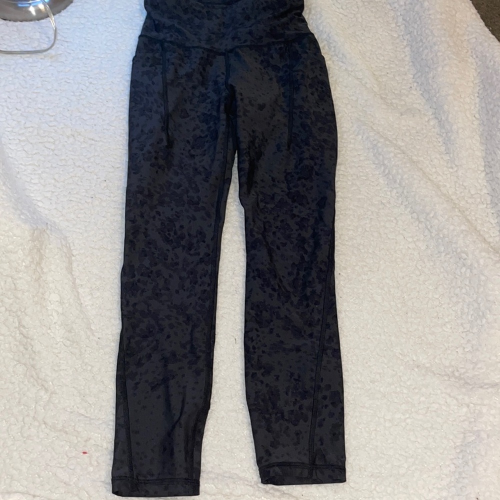 black all in motion leggings full length